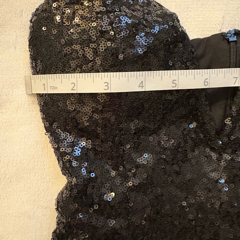 Tobi Black Strapless Sequin Mini Dress | Party | Glam | Birthday | Bachelorette - Picture 13 of 15
